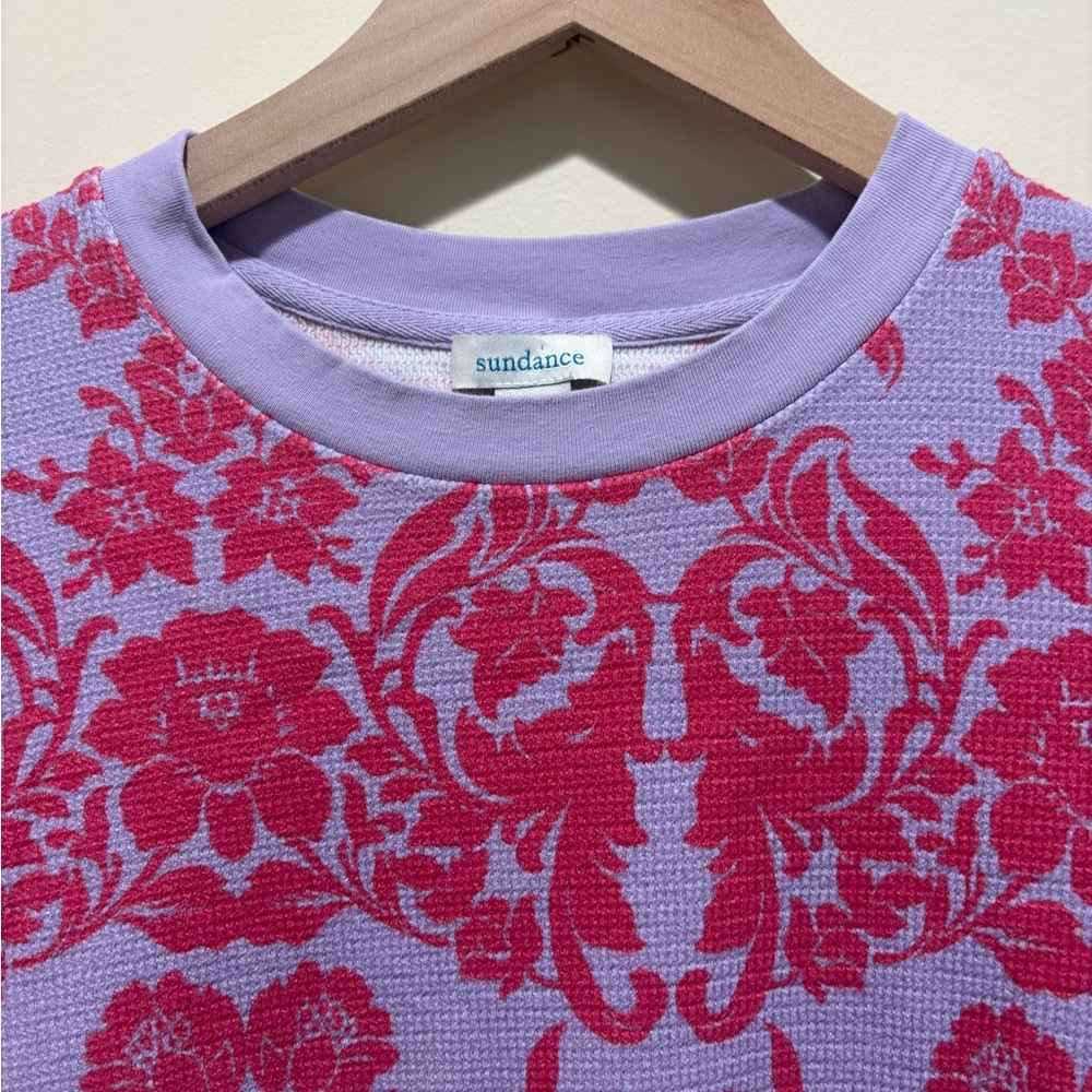 Sundance Floral Waffle Knit Top - Picture 4 of 7